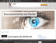 Tablet Screenshot of documentaliste-en-herbe.over-blog.fr