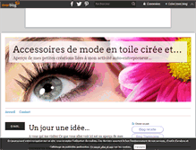 Tablet Screenshot of lamuse-creation.over-blog.com