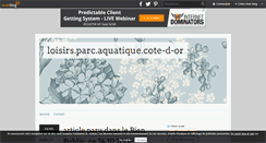Desktop Screenshot of loisirs.parc.aquatique.cote-d-or.over-blog.com