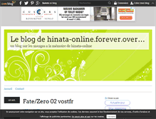 Tablet Screenshot of hinata-online.forever.over-blog.com