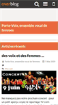 Mobile Screenshot of porte-voix.over-blog.com
