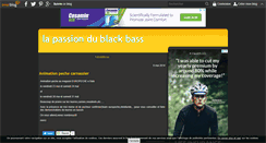 Desktop Screenshot of blackbass.passion.peche.over-blog.com
