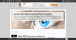Desktop Screenshot of androidconverter.over-blog.com