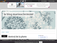 Tablet Screenshot of marieaclermont.over-blog.com