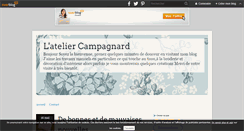 Desktop Screenshot of monateliercampagnard.over-blog.com