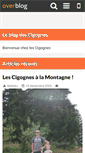 Mobile Screenshot of lescigognes.over-blog.com