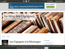 Tablet Screenshot of lescigognes.over-blog.com