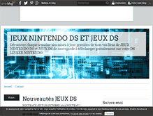 Tablet Screenshot of jeux-nintendo-ds.over-blog.com