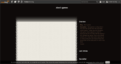 Desktop Screenshot of alexsgames.over-blog.com
