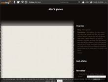 Tablet Screenshot of alexsgames.over-blog.com