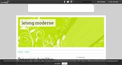 Desktop Screenshot of letang-moderne.over-blog.com