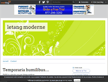 Tablet Screenshot of letang-moderne.over-blog.com