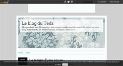 Desktop Screenshot of leblogduteds.over-blog.com