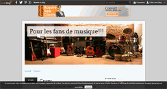 Desktop Screenshot of fansdemusique.over-blog.com
