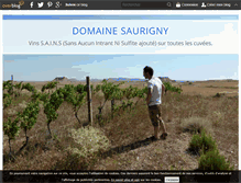 Tablet Screenshot of domainesaurigny.over-blog.com