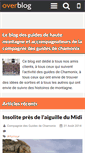 Mobile Screenshot of compagniedesguidesdechamonix.over-blog.com