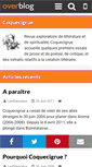 Mobile Screenshot of coquecigrue.over-blog.com