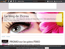 Tablet Screenshot of 21crea.over-blog.com