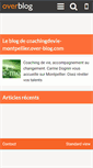Mobile Screenshot of coachingdevie-montpellier.over-blog.com