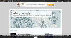 Desktop Screenshot of deloralys.over-blog.com