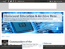 Tablet Screenshot of holocaustresearchproject.over-blog.com