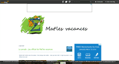 Desktop Screenshot of matlesvacances.over-blog.fr