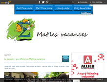 Tablet Screenshot of matlesvacances.over-blog.fr