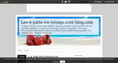 Desktop Screenshot of les-4-patte-en-voyage.over-blog.com