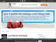 Tablet Screenshot of les-4-patte-en-voyage.over-blog.com