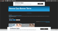 Desktop Screenshot of bonne-eau-bonne-terre.over-blog.com