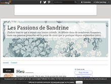 Tablet Screenshot of lespassionsdesandrine.over-blog.com
