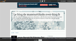 Desktop Screenshot of mazenattitude.over-blog.fr