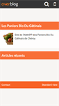 Mobile Screenshot of lespaniersbiodugatinais.over-blog.fr