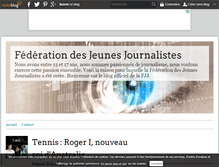 Tablet Screenshot of fjjournalistes.over-blog.fr