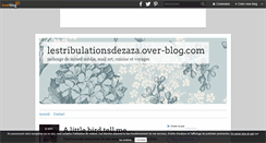 Desktop Screenshot of lestribulationsdezaza.over-blog.com
