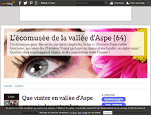 Tablet Screenshot of ecomusee-aspe.over-blog.com