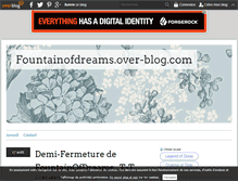 Tablet Screenshot of fountainofdreams.over-blog.com