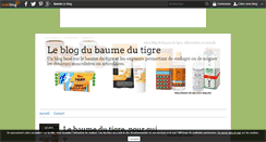 Desktop Screenshot of baume-du-tigre.over-blog.com
