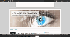 Desktop Screenshot of ecologie-en-provence.over-blog.com