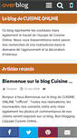 Mobile Screenshot of cuisine-online.over-blog.com
