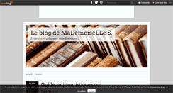 Desktop Screenshot of lestribulationsdemademoiselle-s.over-blog.com