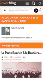 Mobile Screenshot of bannieredelapaix-france.over-blog.com