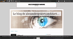 Desktop Screenshot of alexandrepoiretcandidat4emecirconscription.over-blog.com