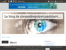 Tablet Screenshot of alexandrepoiretcandidat4emecirconscription.over-blog.com