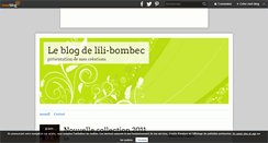 Desktop Screenshot of lili-bombec56.over-blog.com