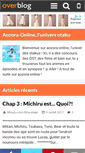 Mobile Screenshot of aozora-online.over-blog.com