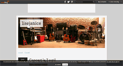 Desktop Screenshot of lisejanice.over-blog.fr