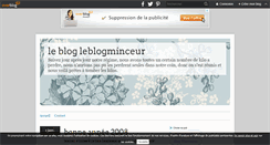 Desktop Screenshot of leblogminceur.over-blog.com
