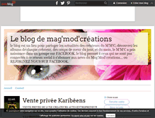 Tablet Screenshot of mag.mod.creations.over-blog.com