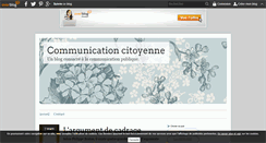 Desktop Screenshot of communicationcitoyenne.over-blog.com